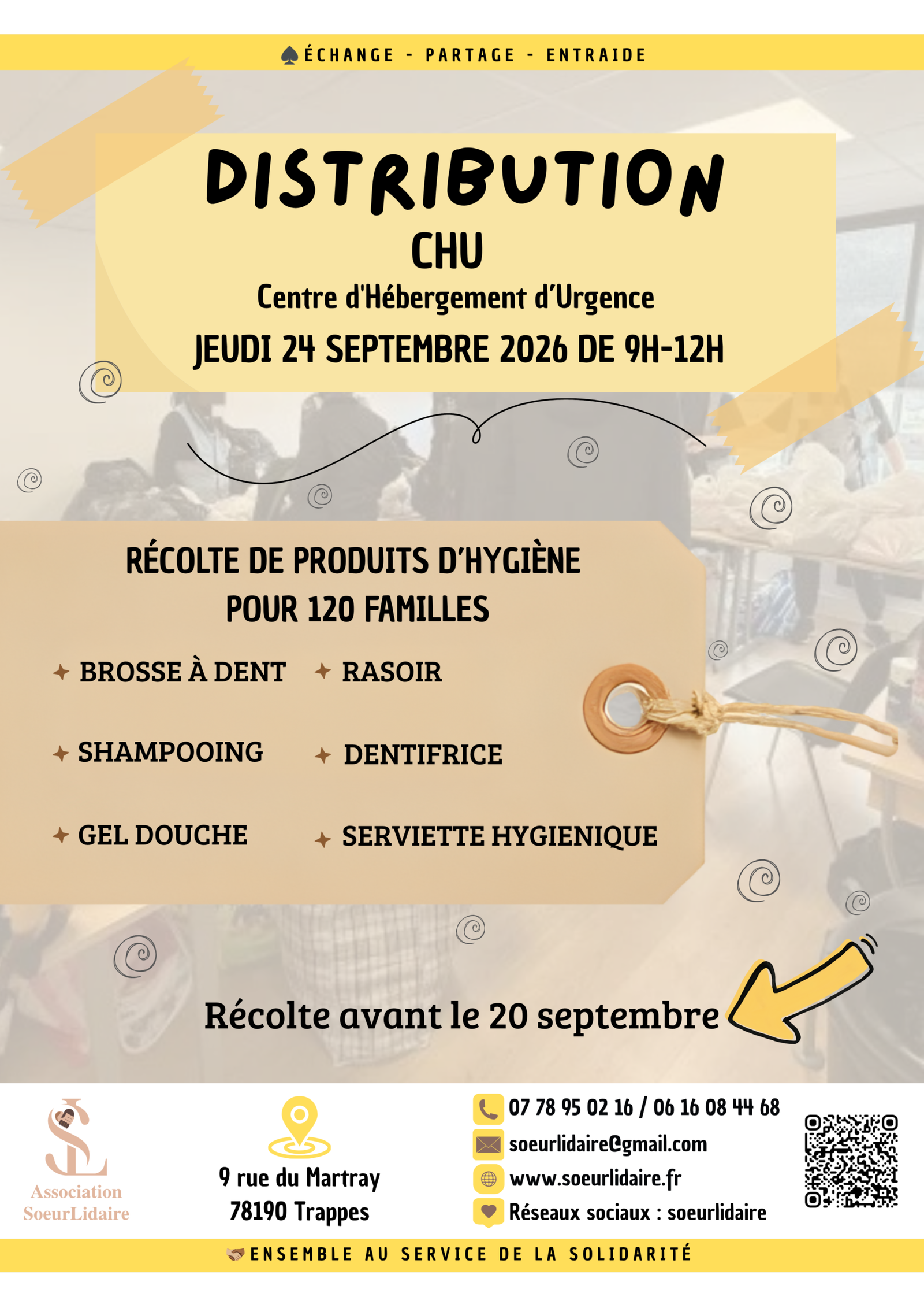 Distribution CHRS Le Rebond Draveil Distribution CHRS Le Rebond Draveil